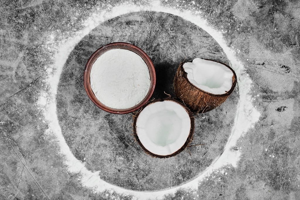 fruit et farine de noix de coco bio
